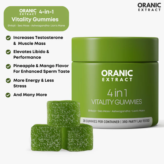 ORANIC EXTRACT® 4-in-1 Vitality Gummies