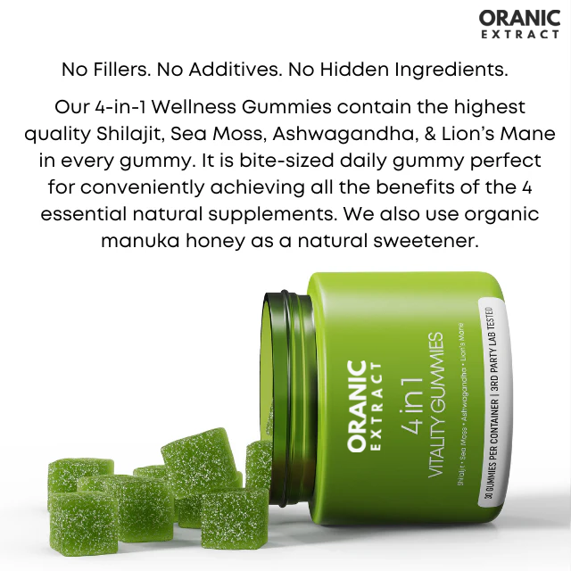 ORANIC EXTRACT® 4-in-1 Vitality Gummies
