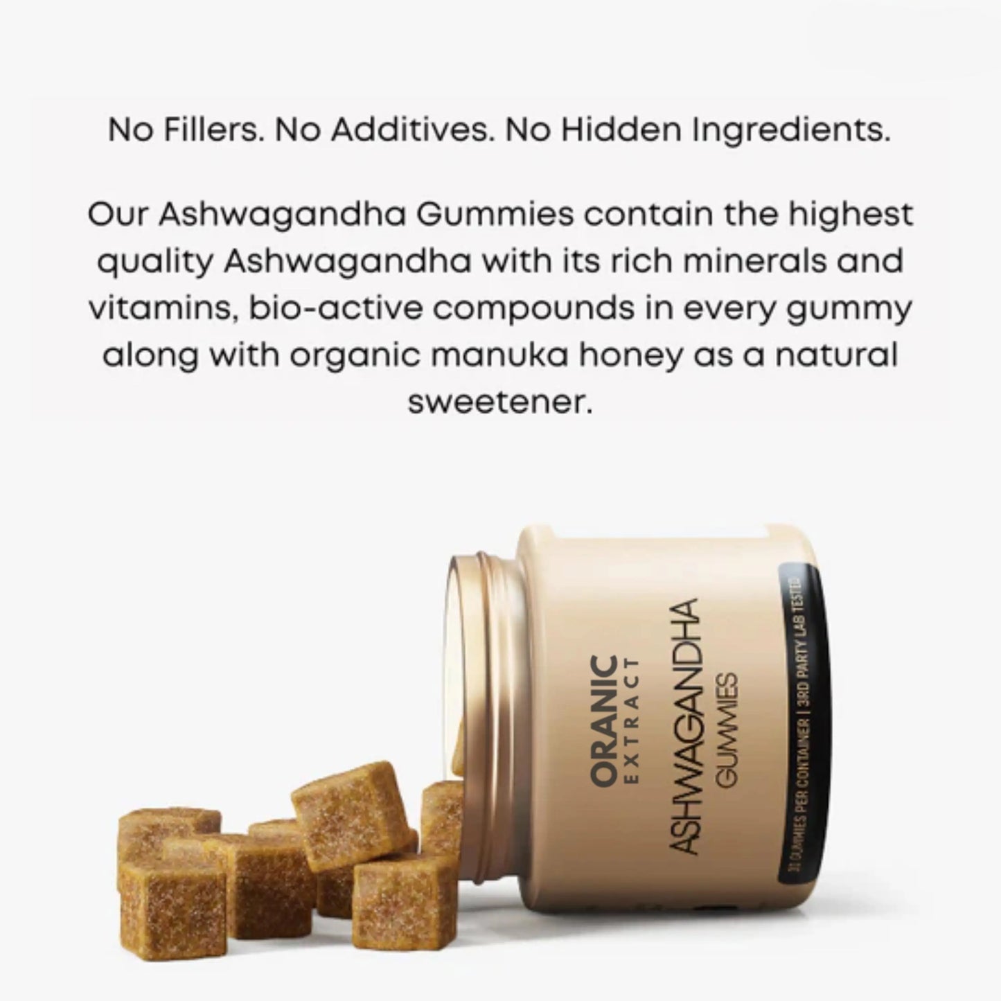 ORGANIC EXTRACT®Ashwagandha Gummies Organic Extract