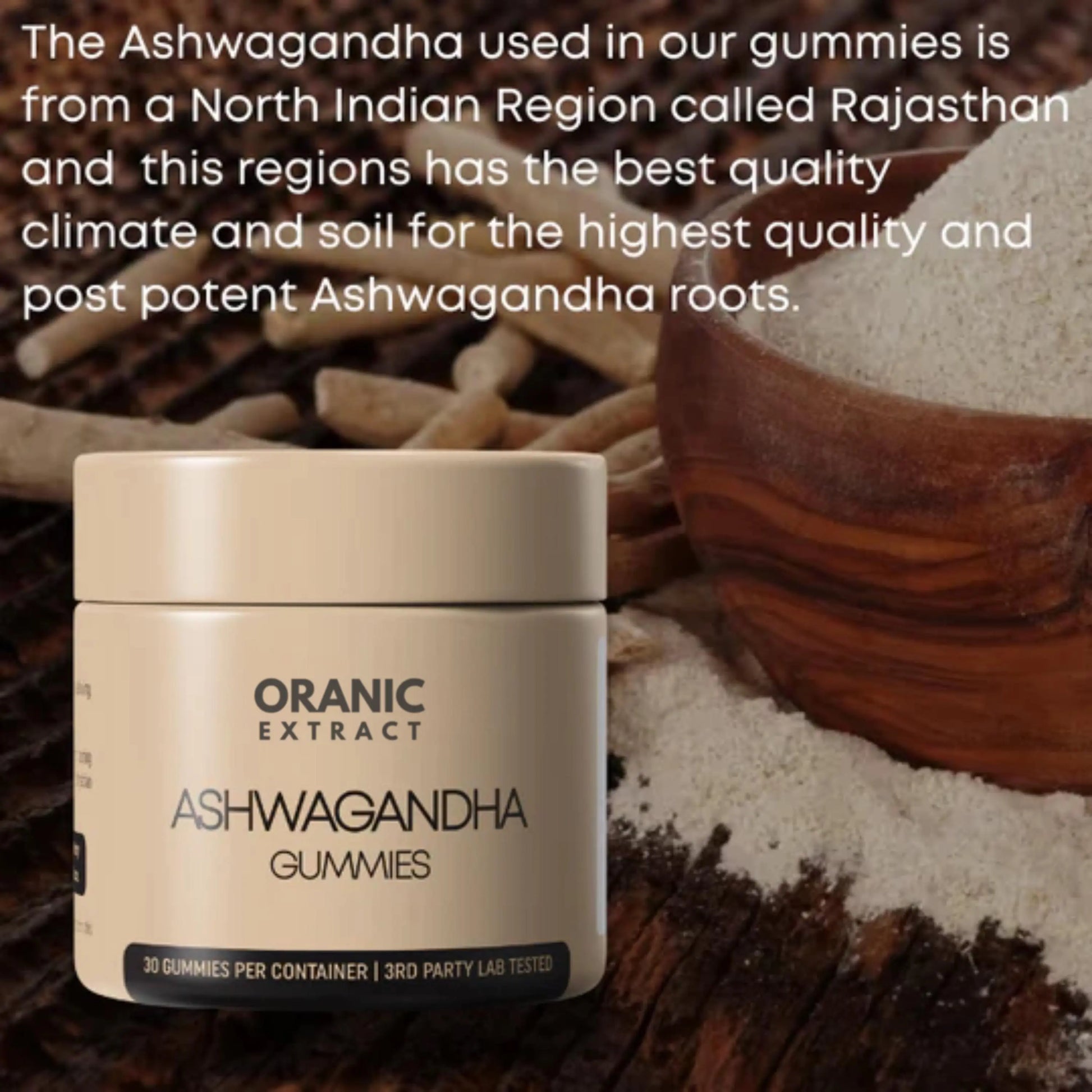 ORGANIC EXTRACT®Ashwagandha Gummies Organic Extract