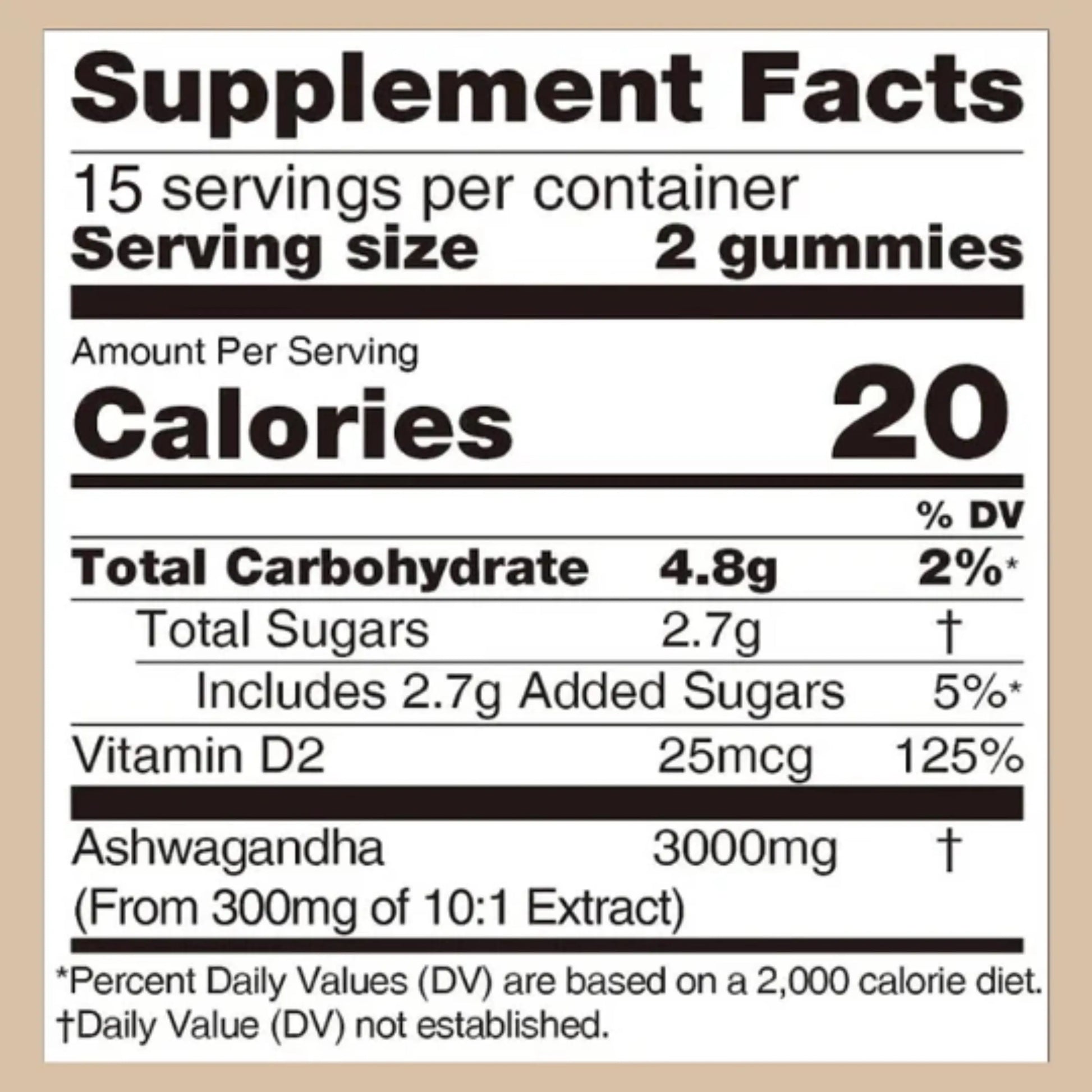 ORGANIC EXTRACT®Ashwagandha Gummies Organic Extract